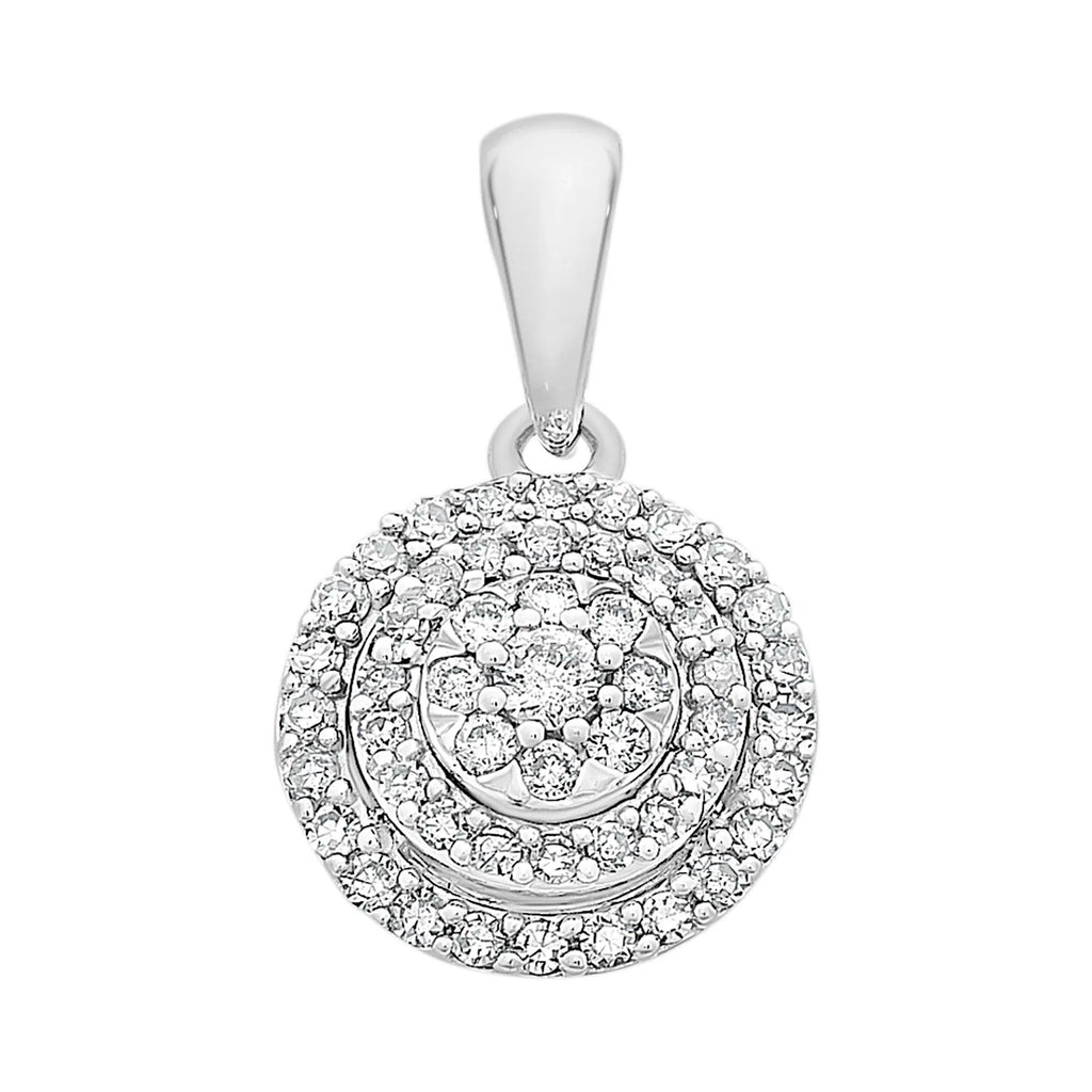 White Gold Diamond Pendant
