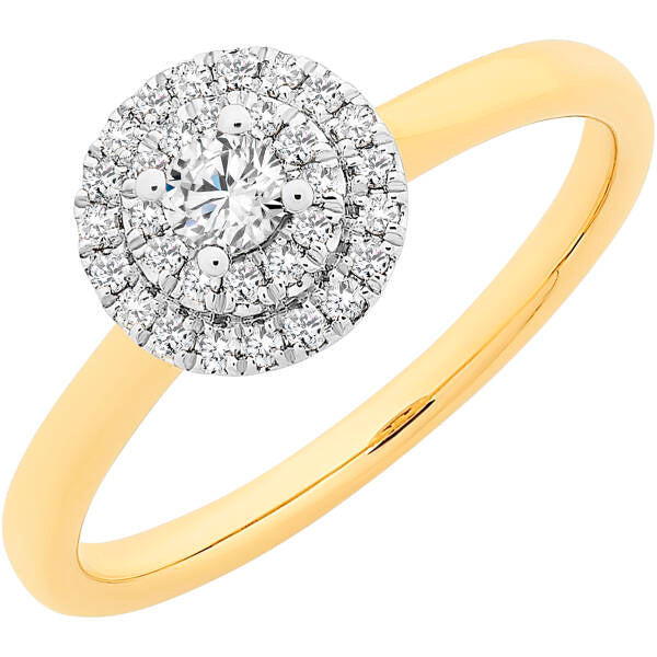 Diamond cluster halo ring